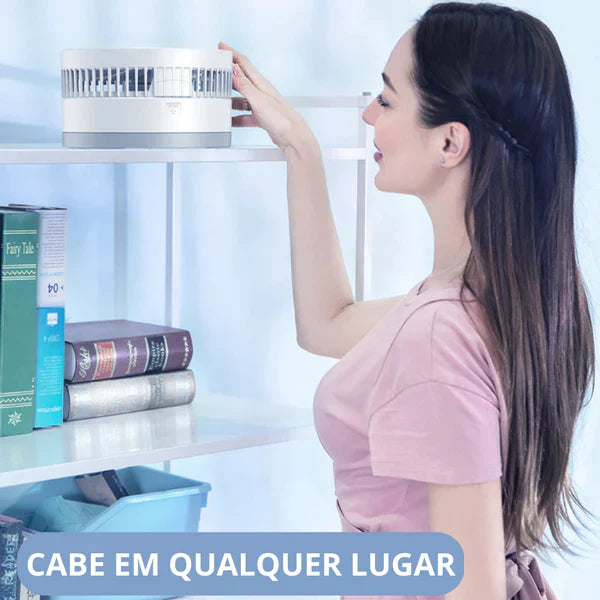 Ventilador silencioso - Com controle remoto