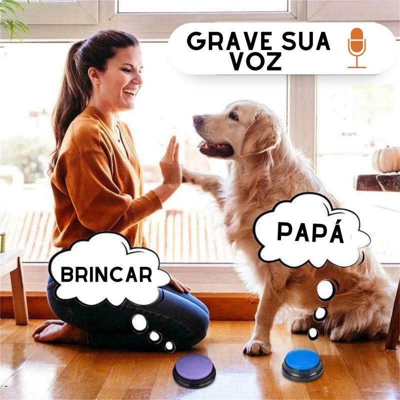 Ensine seu pet a falar - Botões graváveis