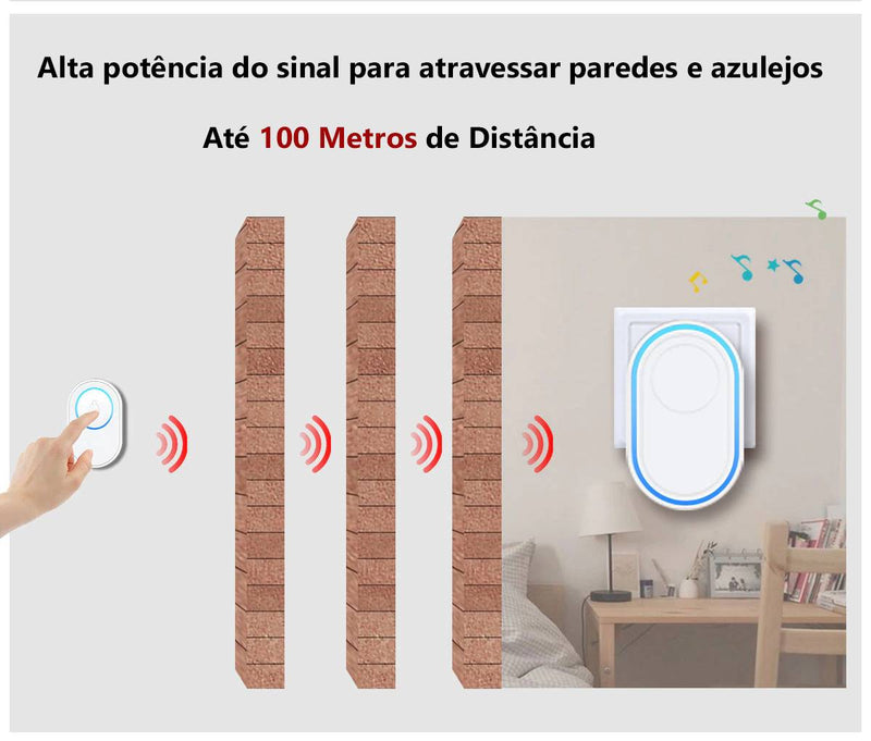 Campainha sem fio - Inteligente