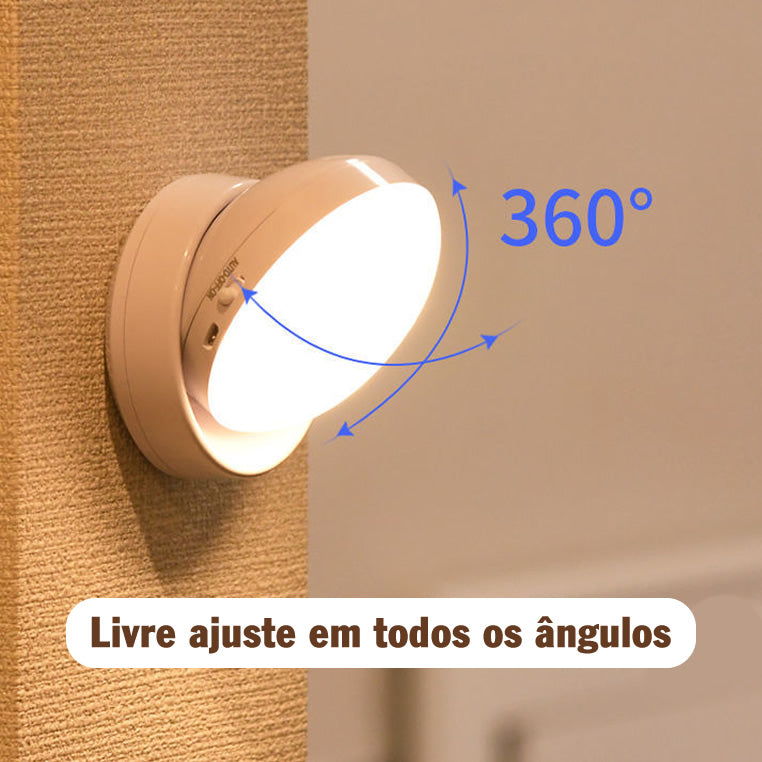 Luminária de parede externa - Com sensor de presença