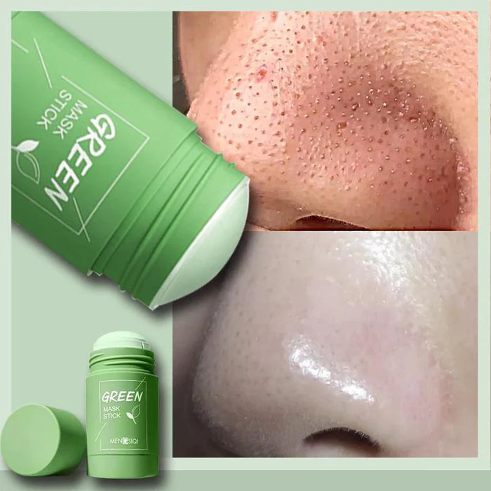 Máscara anti acne de chá verde - Máscara Verde