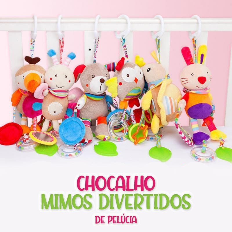 Chocalho mimos divertidos - De Pelúcia