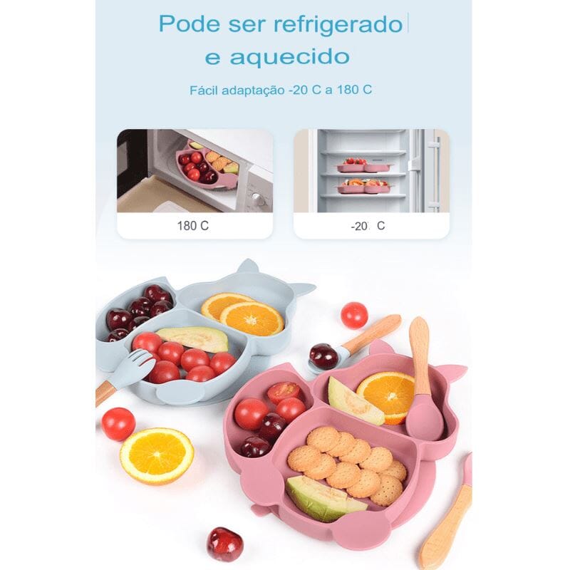 Kit 8 peças - Refeição de bebê