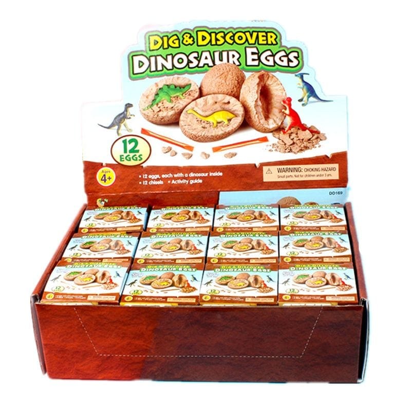 Encontre o dinossauro - 12 ovos para encontrar o dinossauro