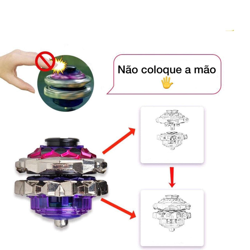 Conjunto Beyblade - Com lançador