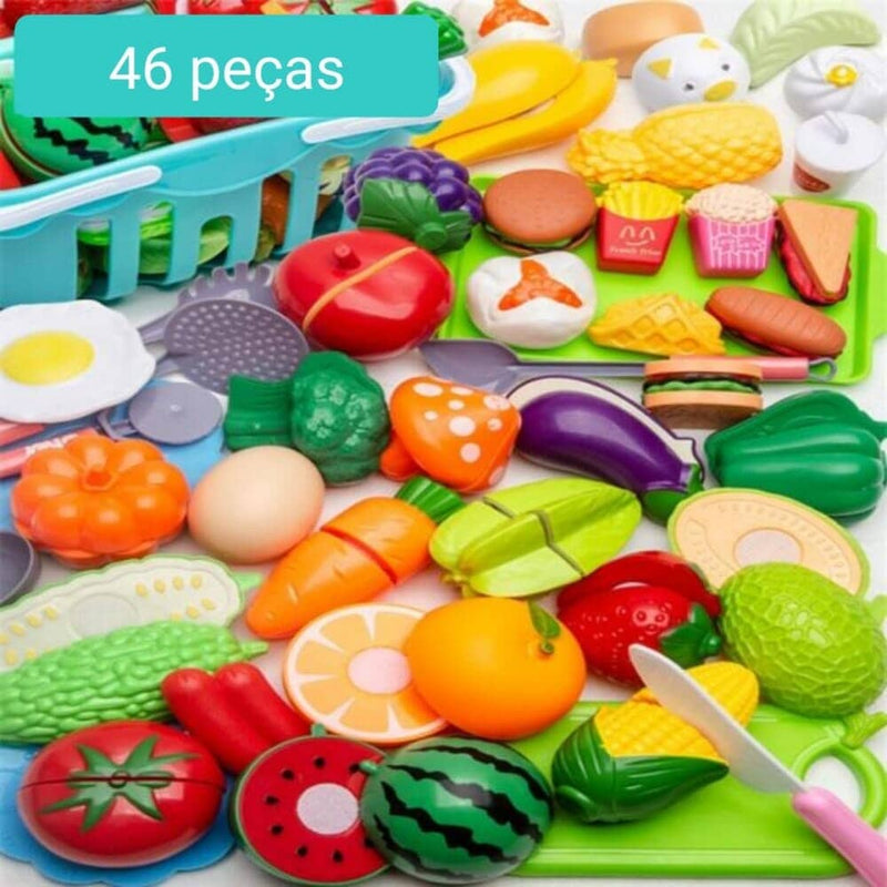 Conjunto de comidas -  Comidinhas divertidas