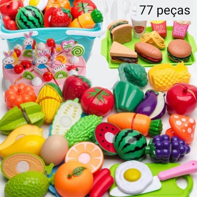 Conjunto de comidas -  Comidinhas divertidas