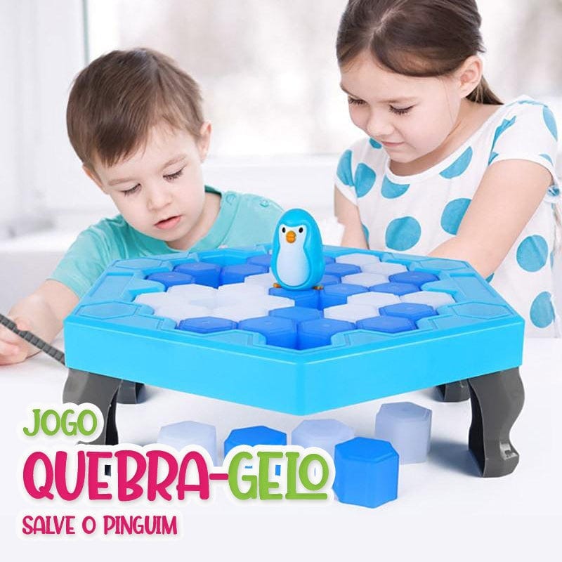 Jogo quebra gelo: Salve o pinguim