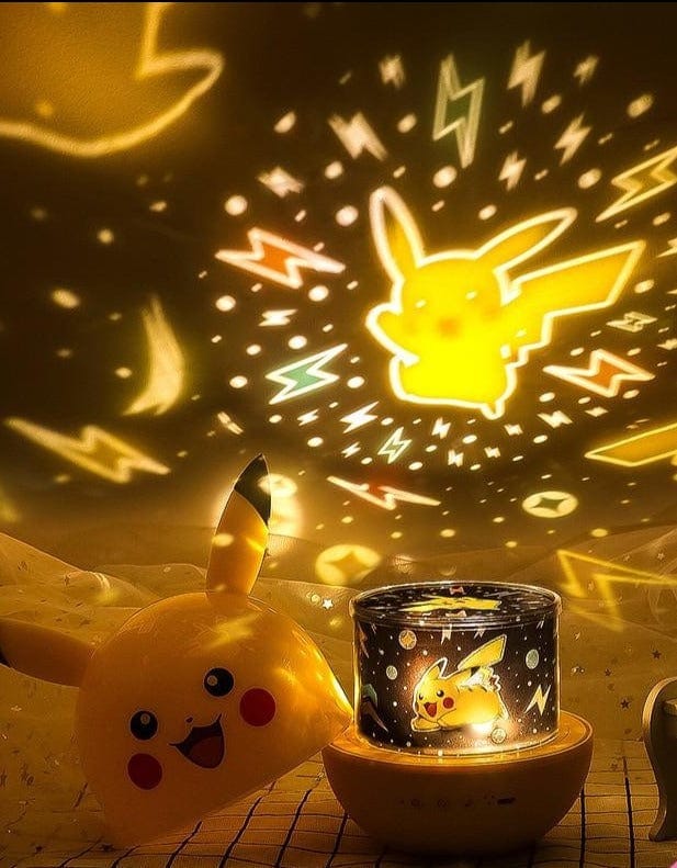 Luminária Pikachu - Controle Remoto