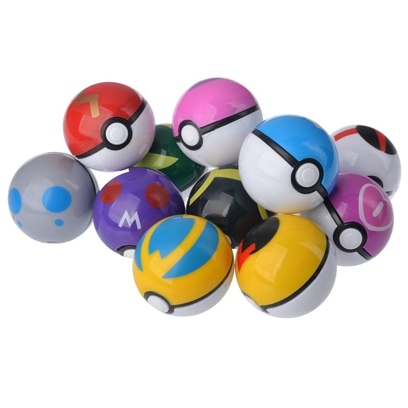 KIT com 12 Pokebolas - Com Pokemons dentro