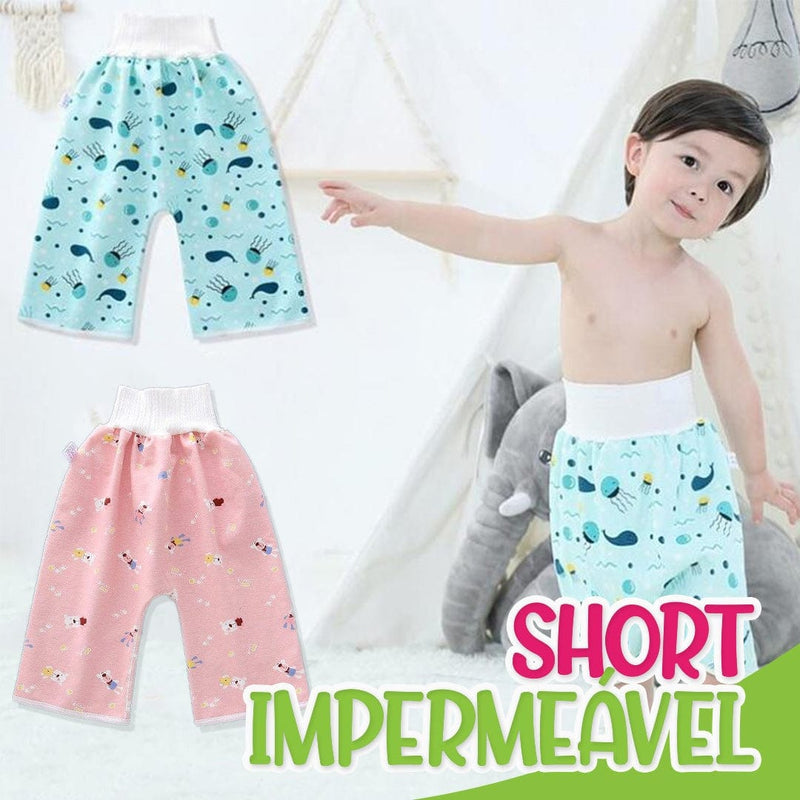 Short absorvente - Desfralde prático