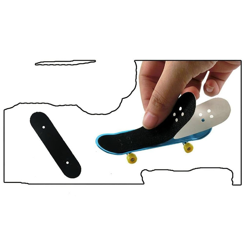 Kit skate de dedo profissional - Fingerboard